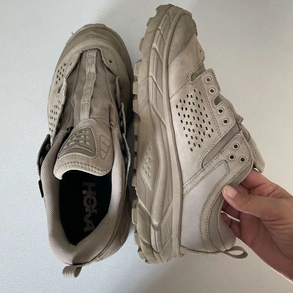 Hoka One One Tor Ultra Low Gore-Tex 'Simply Taupe' Running Trail Shoes Size M9